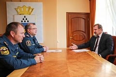 Сергей Путмин и Андрей Михнович провели рабочую встречу